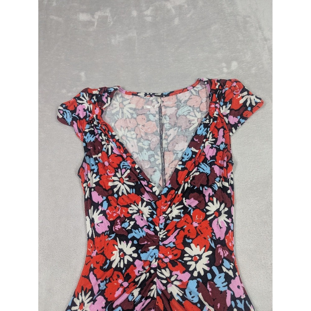 Free People Dress Womens XS Multicolor Mini Floral Key To Your Heart Boho - Picture 2 of 11